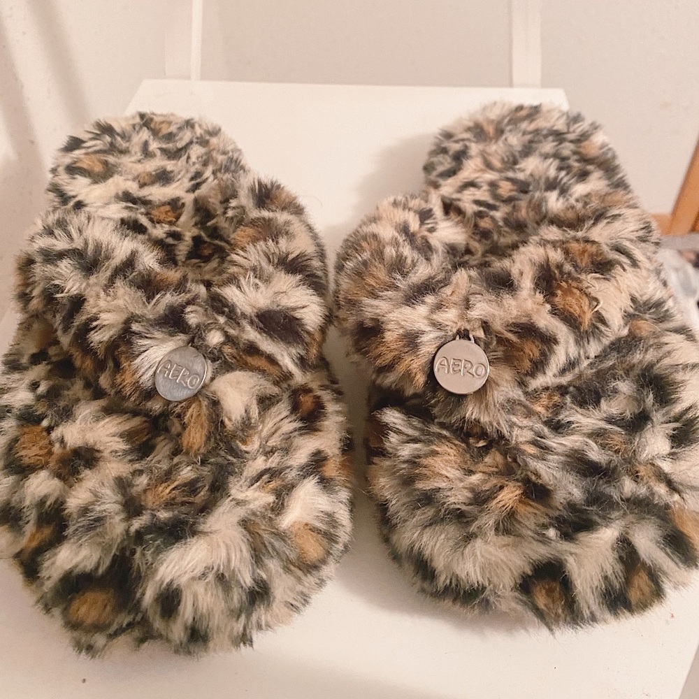 Cheetah Slippers